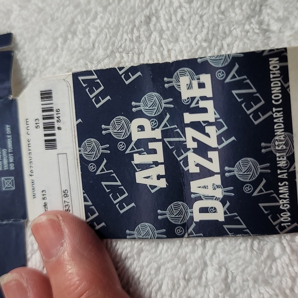 Feza ALP DAZZLE Handcrafted Red and Purple Yarn 2 Skeins - Picture 2 of 9